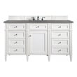 60 inch counter top James Martin Vanity Bright White Transitional