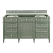 72 bathroom vanity without top James Martin Cabinet Smokey Celadon Transitional