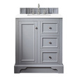 70 inch bathroom vanity top double sink James Martin Vanity Silver Gray Modern