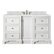 single bathroom cabinets James Martin Vanity Bright White Modern