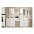 bathroom sink top view James Martin Vanity Bright White Modern