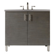 antique bathroom vanity with sink James Martin Vanity Silver Oak Contemporary/Modern, Transitional