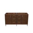 double vanity with tower James Martin Cabinet American Walnut Contemporary/Modern, Transitional