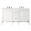 shop for bathroom vanities James Martin Vanity Glossy White Traditional, Transitional