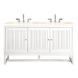 small bathroom sink cabinet James Martin Vanity Glossy White Traditional