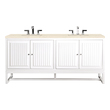 3 drawer bathroom cabinet James Martin Vanity Glossy White Traditional