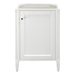 cherry vanity James Martin Cabinet Glossy White Traditional, Transitional