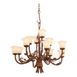 small gold light fixtures Kalco Chandelier Chandelier Small Piastra Standard Glass Rustic Lodge