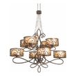 8 light chandelier with shades Kalco Chandelier Chandelier   Transitional