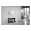 Bathroom Vanities KubeBath Cisco Black AC48-BK 0710918196473 40-50 Modern Black With Top and Sink 25 