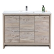 Bathroom Vanities KubeBath Dolce White AD648SNW 0710918196268 40-50 Modern White With Top and Sink 25 