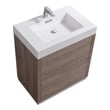 Bathroom Vanities KubeBath Bliss FMB30-BTN 0710918197326 Under 30 Modern With Top and Sink 25 