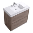 Bathroom Vanities KubeBath Bliss FMB40-BTN 0710918197340 30-40 Modern With Top and Sink 25 