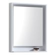 30 by 30 mirror KubeBath Bathroom Mirrors Gloss White