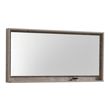 mirror with lights for wall KubeBath Nature Wood
