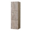 Storage Cabinets KubeBath Bliss Nature Wood SLBS59-NW 0707568645574 Bathroom Linen Wood Natural Ash Natural Oak C 
