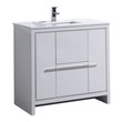 Bathroom Vanities KubeBath Dolce White AD636GW 0707568641361 30-40 Modern White With Top and Sink 25 