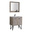 Bathroom Vanities KubeBath Bosco Nature Wood KB30NW 0707568644539 Under 30 Modern Gray With Top and Sink 25 
