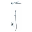 Shower Systems KubeBath Aqua Piazza WR200HH2V 0707568640883 Chrome Rain CHROME Handheld Complete Vanity Sets 