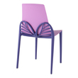 Outdoor Chairs and Stools Lagoon Furniture Papillon Polypropylene Light Lilac 7059P6-SSLGS 681944002635 Outdoor Chair Light Lilac Polypropylene 