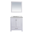twin basin vanity unit Laviva Vanity + Countertop White Contemporary/Modern