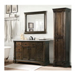 Legion Furniture Bathroom Vanities, 70-90, ANTIQUE COFFEE, Solid poplar, MDF/Veneer, Glass, WLF6036-48