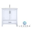 double vanity base Lexora Bathroom Vanities White