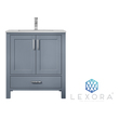 60 inch counter top Lexora Bathroom Vanities Dark Grey