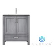 dark wood vanity bathroom Lexora Bathroom Vanities Distressed Grey
