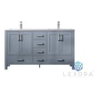 lowes bath cabinets Lexora Bathroom Vanities Dark Grey
