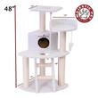 cats dogs home Majestic Pet Cat Trees and Cat Houses Off-White