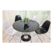 dining room sale ModMade 1 Table Top Dining Room Sets Black/White