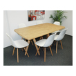 table and chairs set 6 ModMade 1 table Dining Room Tables Natural