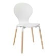 cheap table and chair set Modway Furniture Dining Chairs Dining Room Chairs White