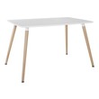farnichar dining table Modway Furniture Bar and Dining Tables White