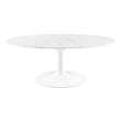 large coffee table with storage Modway Furniture Tables White