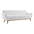 black sectional couch velvet Modway Furniture Sofas and Armchairs White
