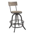 metal breakfast bar stools Modway Furniture Bar and Counter Stools Brown
