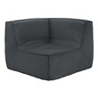 red velvet sectional sofa Modway Furniture Sofas and Armchairs Charcoal