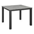 lowes kitchen tables Modway Furniture Bar and Dining Dining Room Tables Brown Gray