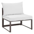 gray sectional outdoor furniture Modway Furniture Sofa Sectionals Brown White