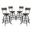 bar stools near me cheap Modway Furniture Dining Chairs Brown