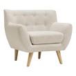 lounge chair table Modway Furniture Sofas and Armchairs Beige
