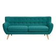 grey sectional couch living room Modway Furniture Sofas and Armchairs Sofas and Loveseat Teal