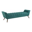 sofa and two accent chairs Modway Furniture Benches and Stools Teal