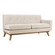 white sleeper sectional Modway Furniture Sofas and Armchairs Beige