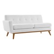 blue sofa Modway Furniture Sofas and Armchairs White