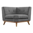 loveseat design Modway Furniture Sofas and Armchairs Gray