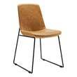 upholstered chairs for dining table Modway Furniture Dining Chairs Tan