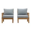 garden furniture corner sofa set Modway Furniture Sofa Sectionals Natural Gray